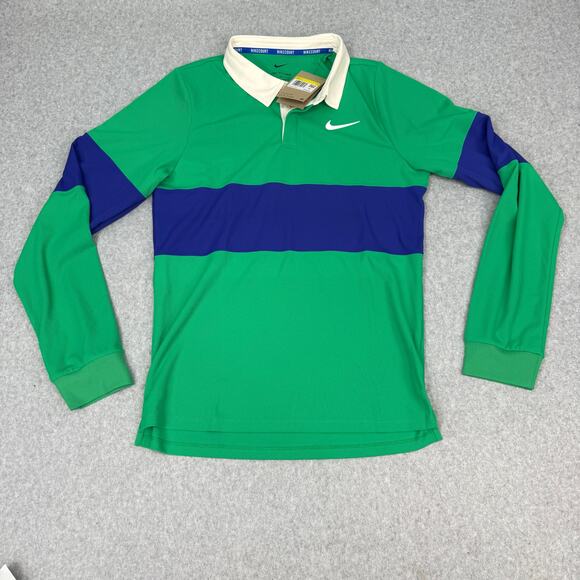 Nike Court Advantage Slam Dri-Fit ADV Long Sleeve Polo Men's Small IB8141-324 - Picture 1 of 4